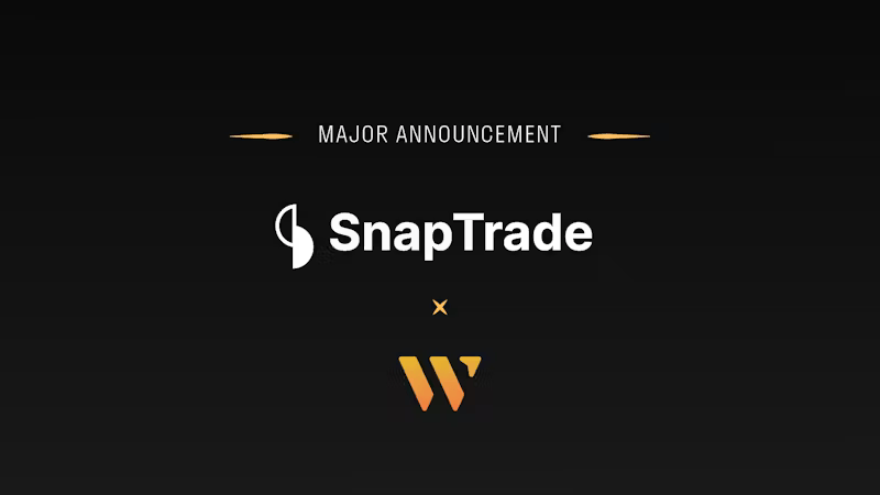 Official SnapTrade and Wealthly acquisition announcement artwork